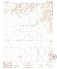 Winslow NE Arizona Historical topographic map, 1:24000 scale, 7.5 X 7.5 Minute, Year 1986