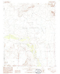 Winslow NW Arizona Historical topographic map, 1:24000 scale, 7.5 X 7.5 Minute, Year 1986