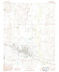 Winslow Arizona Historical topographic map, 1:24000 scale, 7.5 X 7.5 Minute, Year 1986