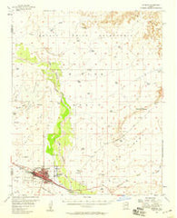 Winslow Arizona Historical topographic map, 1:62500 scale, 15 X 15 Minute, Year 1954