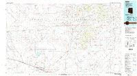 Winslow Arizona Historical topographic map, 1:100000 scale, 30 X 60 Minute, Year 1982