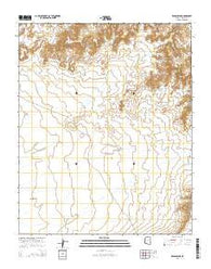 Winslow NE Arizona Current topographic map, 1:24000 scale, 7.5 X 7.5 Minute, Year 2014