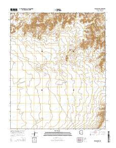 Winslow NE Arizona Current topographic map, 1:24000 scale, 7.5 X 7.5 Minute, Year 2014