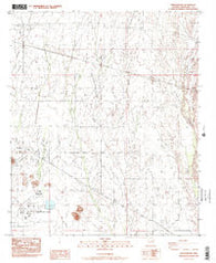 Wintersburg Arizona Historical topographic map, 1:24000 scale, 7.5 X 7.5 Minute, Year 1984