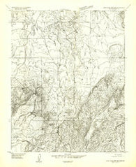 Wolf Hole Mtn. NE Arizona Historical topographic map, 1:24000 scale, 7.5 X 7.5 Minute, Year 1954