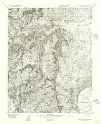 Wolf Hole Mtn. NW Arizona Historical topographic map, 1:24000 scale, 7.5 X 7.5 Minute, Year 1954