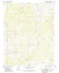 Wolf Hole Mtn West Arizona Historical topographic map, 1:24000 scale, 7.5 X 7.5 Minute, Year 1979