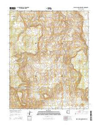 Wolf Hole Mountain West Arizona Current topographic map, 1:24000 scale, 7.5 X 7.5 Minute, Year 2014