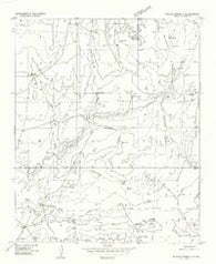Wolford Springs 3 NW Arizona Historical topographic map, 1:24000 scale, 7.5 X 7.5 Minute, Year 1955