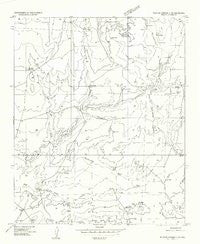 Wolford Springs 3 NW Arizona Historical topographic map, 1:24000 scale, 7.5 X 7.5 Minute, Year 1955