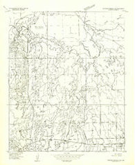 Wolford Springs 3 SW Arizona Historical topographic map, 1:24000 scale, 7.5 X 7.5 Minute, Year 1955