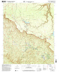 Woods Canyon Arizona Historical topographic map, 1:24000 scale, 7.5 X 7.5 Minute, Year 1998