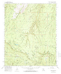 Woods Canyon Arizona Historical topographic map, 1:62500 scale, 15 X 15 Minute, Year 1961