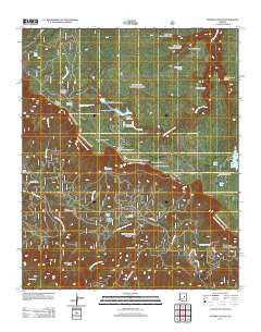Woods Canyon Arizona Historical topographic map, 1:24000 scale, 7.5 X 7.5 Minute, Year 2011