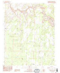 Wrather Arch Arizona Historical topographic map, 1:24000 scale, 7.5 X 7.5 Minute, Year 1985