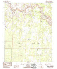 Wrather Arch Arizona Historical topographic map, 1:24000 scale, 7.5 X 7.5 Minute, Year 1985