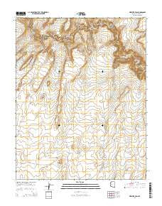 Wrather Arch Arizona Current topographic map, 1:24000 scale, 7.5 X 7.5 Minute, Year 2014
