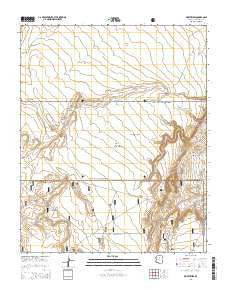 Wupatki SW Arizona Current topographic map, 1:24000 scale, 7.5 X 7.5 Minute, Year 2014