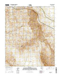 Yampai Arizona Current topographic map, 1:24000 scale, 7.5 X 7.5 Minute, Year 2014