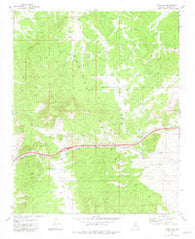 Yampai SE Arizona Historical topographic map, 1:24000 scale, 7.5 X 7.5 Minute, Year 1981