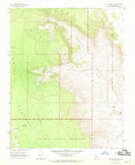 Yellow John Mtn. Arizona Historical topographic map, 1:24000 scale, 7.5 X 7.5 Minute, Year 1967