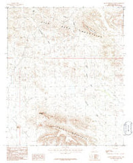 Yellow Medicine Butte Arizona Historical topographic map, 1:24000 scale, 7.5 X 7.5 Minute, Year 1986