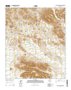 Yellow Medicine Butte Arizona Current topographic map, 1:24000 scale, 7.5 X 7.5 Minute, Year 2014