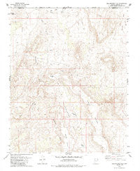 Yellowhorse Flat Arizona Historical topographic map, 1:24000 scale, 7.5 X 7.5 Minute, Year 1979