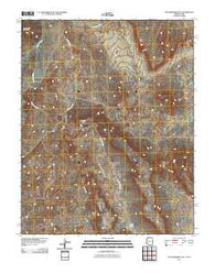 Yellowhorse Flat Arizona Historical topographic map, 1:24000 scale, 7.5 X 7.5 Minute, Year 2011