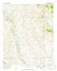 York Valley Arizona Historical topographic map, 1:62500 scale, 15 X 15 Minute, Year 1959