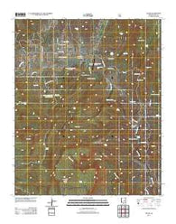 Young Arizona Historical topographic map, 1:24000 scale, 7.5 X 7.5 Minute, Year 2011