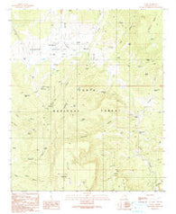 Young Arizona Historical topographic map, 1:24000 scale, 7.5 X 7.5 Minute, Year 1990