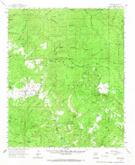 Young Arizona Historical topographic map, 1:62500 scale, 15 X 15 Minute, Year 1961