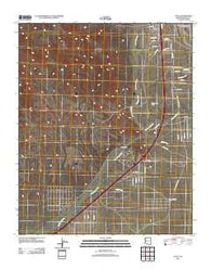 Yucca Arizona Historical topographic map, 1:24000 scale, 7.5 X 7.5 Minute, Year 2011