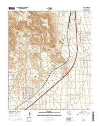 Yucca Arizona Current topographic map, 1:24000 scale, 7.5 X 7.5 Minute, Year 2014
