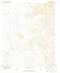 Yucca NE Arizona Historical topographic map, 1:24000 scale, 7.5 X 7.5 Minute, Year 1970