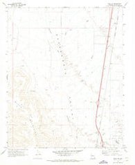 Yucca NW Arizona Historical topographic map, 1:24000 scale, 7.5 X 7.5 Minute, Year 1970