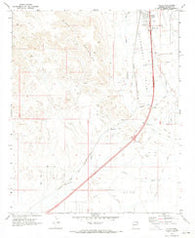 Yucca Arizona Historical topographic map, 1:24000 scale, 7.5 X 7.5 Minute, Year 1970