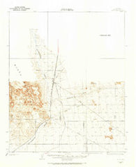 Yucca Arizona Historical topographic map, 1:62500 scale, 15 X 15 Minute, Year 1927