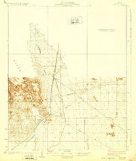 Yucca Arizona Historical topographic map, 1:62500 scale, 15 X 15 Minute, Year 1929