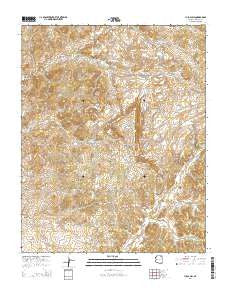 Yucca Hill Arizona Current topographic map, 1:24000 scale, 7.5 X 7.5 Minute, Year 2014