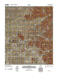 Yucca NE Arizona Historical topographic map, 1:24000 scale, 7.5 X 7.5 Minute, Year 2011