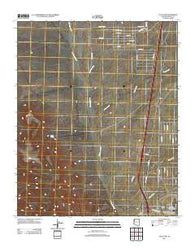 Yucca NW Arizona Historical topographic map, 1:24000 scale, 7.5 X 7.5 Minute, Year 2011
