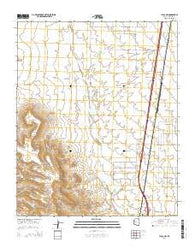 Yucca NW Arizona Current topographic map, 1:24000 scale, 7.5 X 7.5 Minute, Year 2014