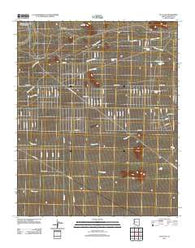 Yucca SE Arizona Historical topographic map, 1:24000 scale, 7.5 X 7.5 Minute, Year 2011