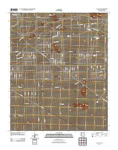 Yucca SE Arizona Historical topographic map, 1:24000 scale, 7.5 X 7.5 Minute, Year 2011