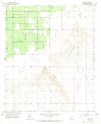 Yuma SE Arizona Historical topographic map, 1:24000 scale, 7.5 X 7.5 Minute, Year 1965