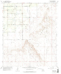 Yuma SE Arizona Historical topographic map, 1:24000 scale, 7.5 X 7.5 Minute, Year 1965