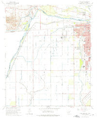 Yuma West Arizona Historical topographic map, 1:24000 scale, 7.5 X 7.5 Minute, Year 1965