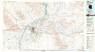 Yuma Arizona Historical topographic map, 1:100000 scale, 30 X 60 Minute, Year 1993